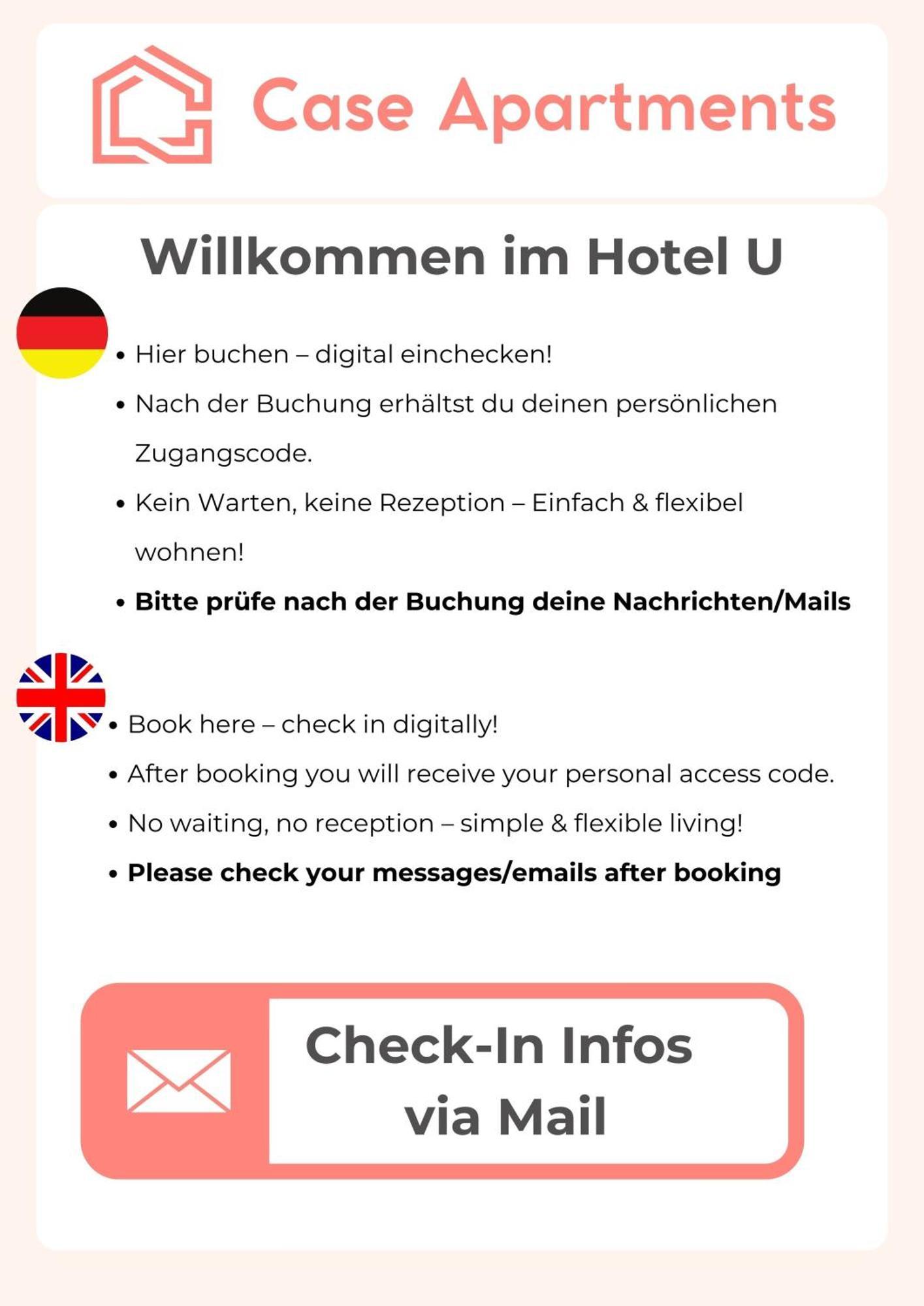 Hotel U Muelheim Free Parking Highspeed Wifi Mülheim an der Ruhr Eksteriør billede
